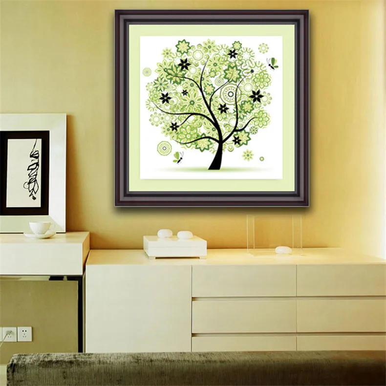 1 шт. четыре сезона деревья картина Алмазная вышивка 3D DIY Алмазная картина рукоделие Алмазная вышивка крестиком домашний Декор подарок