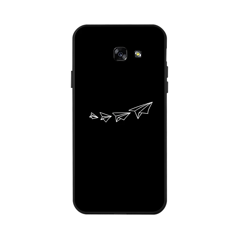 Чехол для Samsung Galaxy A5 2017 A520 A520F Черный силиконовый чехол из ТПУ мягкая задняя крышка