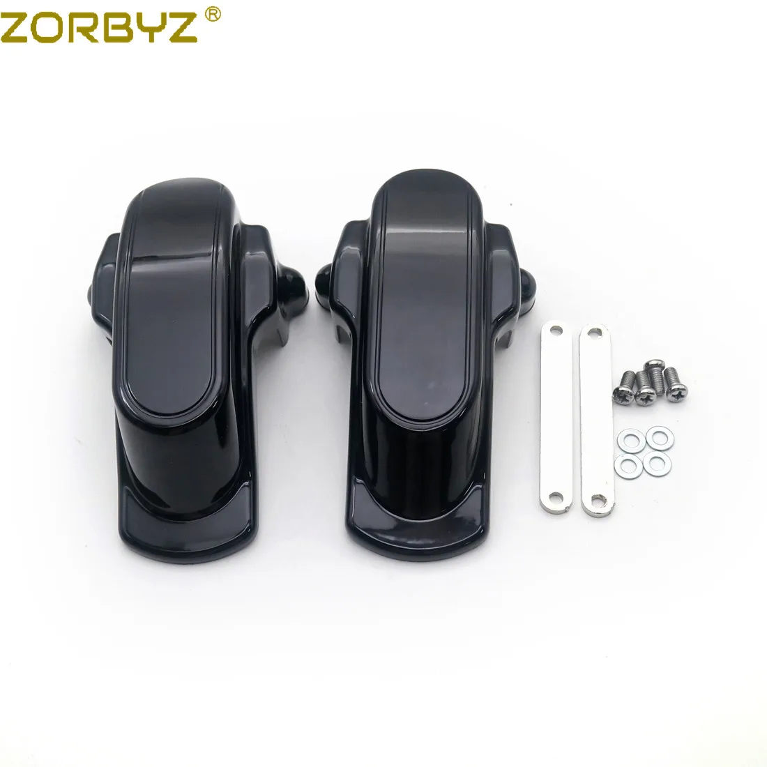 ZORBYZ мотоцикл черный/хром задняя рамка крышки осей для Harley Dyna FXDF FXDL FLD FXD 2006