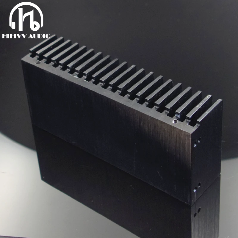 Hifivv аудио кулер DIY Алюминий радиатора Решетка Форма радиатор теплоотвода чип 155*67*40 мм IC Мощность транзистор