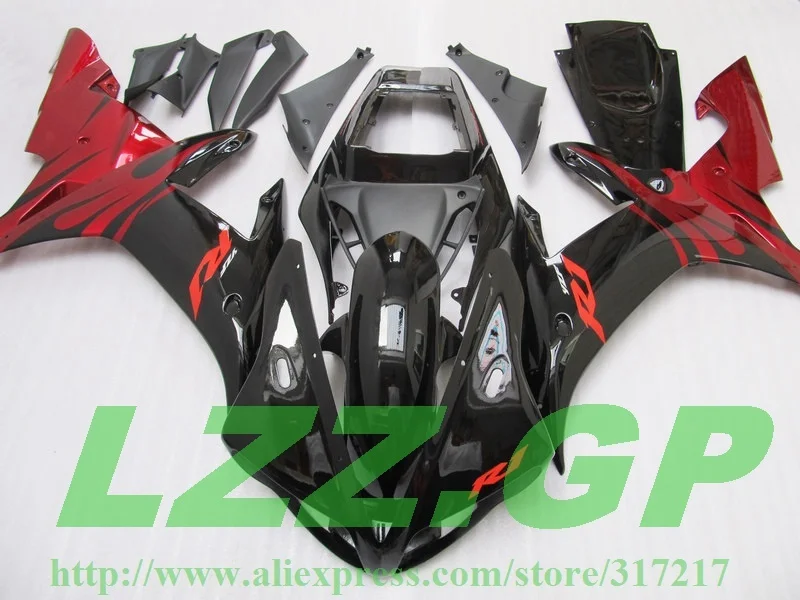 Комплект обтекателей для мотоцикла YAMAHA YZF R1 2002 2003 YZF1000 02 03 Обтекатели красного и