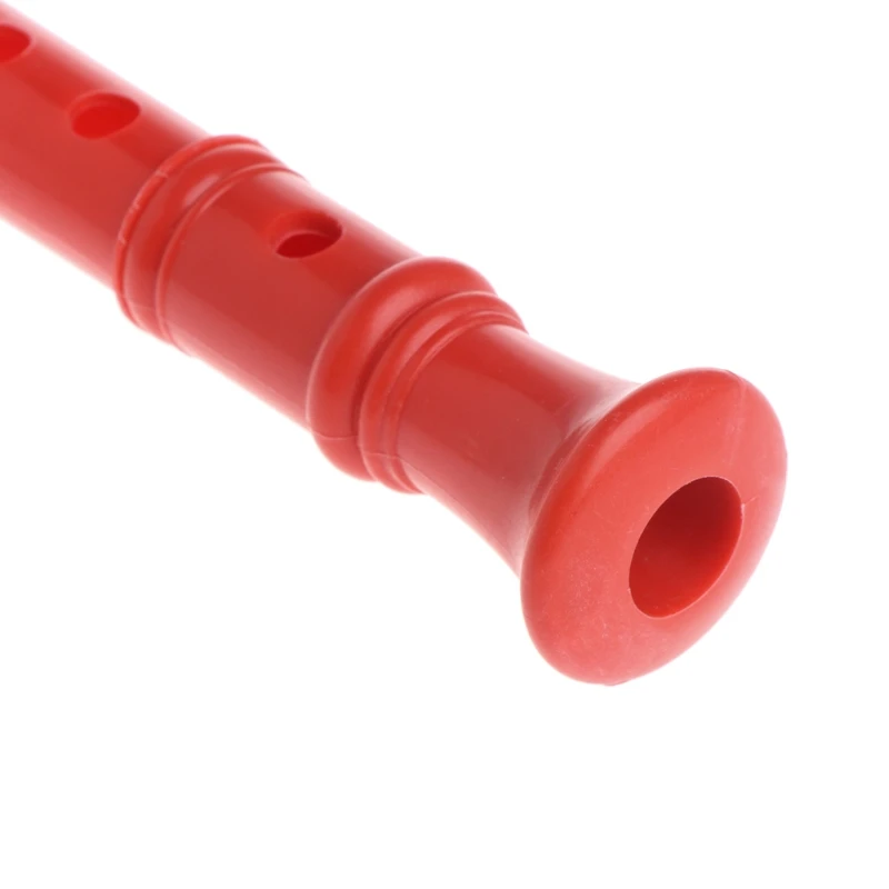 Детский развивающий пластмассовый инструмент 6 отверстий флейта длинный