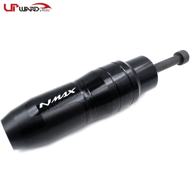 1 piece of Black Для YAMAHA NMAX155 N-MAX155 NMAX 155 аксессуары для мотоциклов CNC рамка Краш колодки выхлопные Ползунки Краш протектор - Цвет: 1 piece of Black