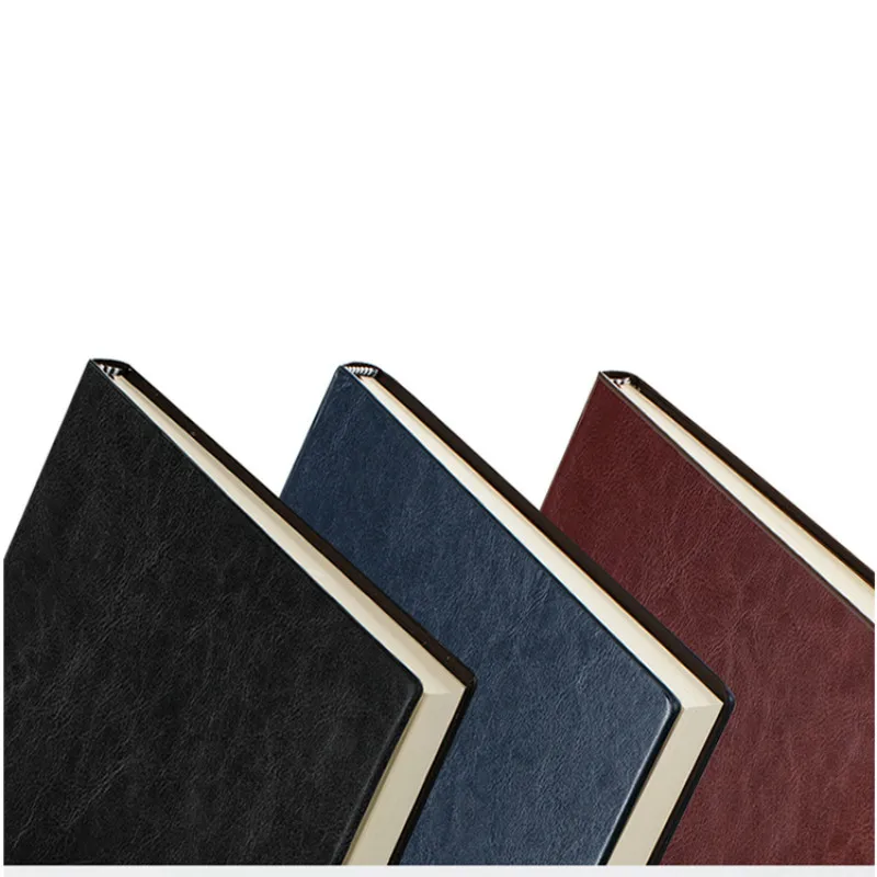 Deli Notebook 16K 160sheets Business Student Writing Books Office PU Cover Planners School and Supplies | Канцтовары для офиса и