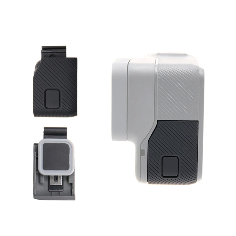 OOTDTY передняя/Боковая дверь USB-C Micro-HDMI порт протектор крышки для GoPro Hero 5/6 ремонт |