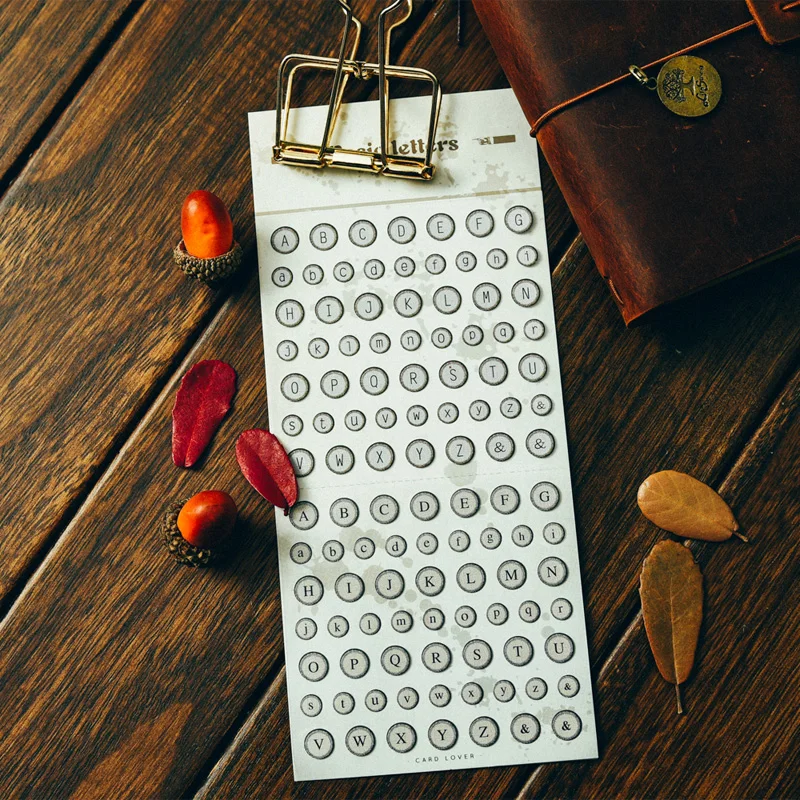YPP CRAFT Number And Letters Decoration Self-adhesive Stickers for Scrapbooking Happy Planner/Card Making/Journaling Project | Дом и сад
