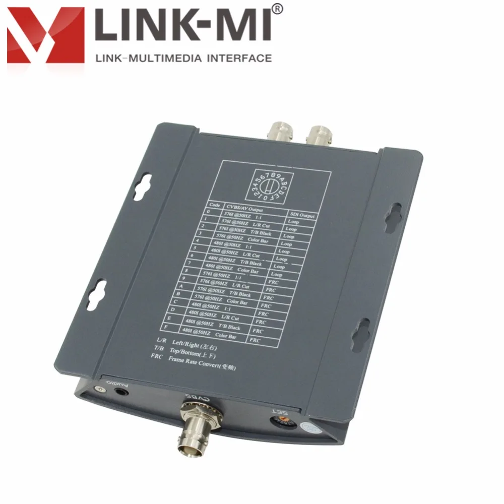 LINK-MI PSC01 Профессиональный трансляционный преобразователь HD SDI в AV с Аудиоразъемом наушники 3g sdi в cvbs преобразователь 1080p (art.: 78846caf0) - 78846caf0