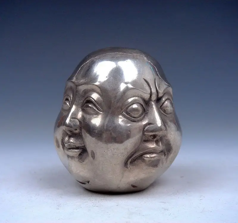 

Целительные медикаменты тибетская Серебряная Медь ручной работы 4 Эраван статуя украшения сада 100% настоящая тибетская Серебряная латунь