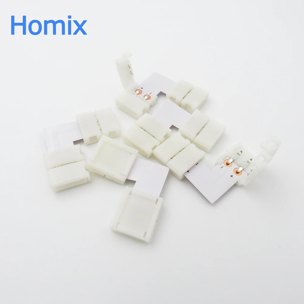 Коннектор для светодиодной ленты 10 мм L одноцветных лент 5050/5630/5730|connector mold|led strip