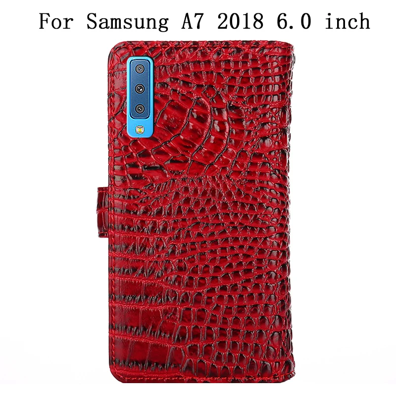 Luxury Leather Case For Samsung Galaxy A5 2017 A520 Flip Cover Multifunction Phone Cases A7 A720 2018 A750 | Мобильные телефоны и