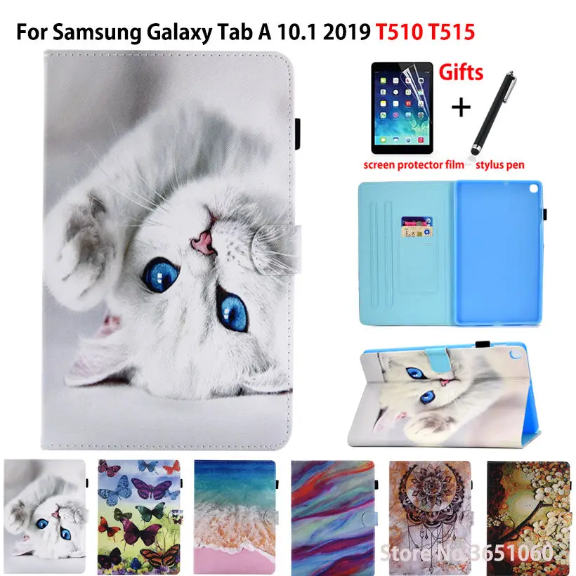 Чехол для Samsung Galaxy Tab A 10 1 2019 дюйма T510 T515|Чехлы планшетов и электронных книг| |