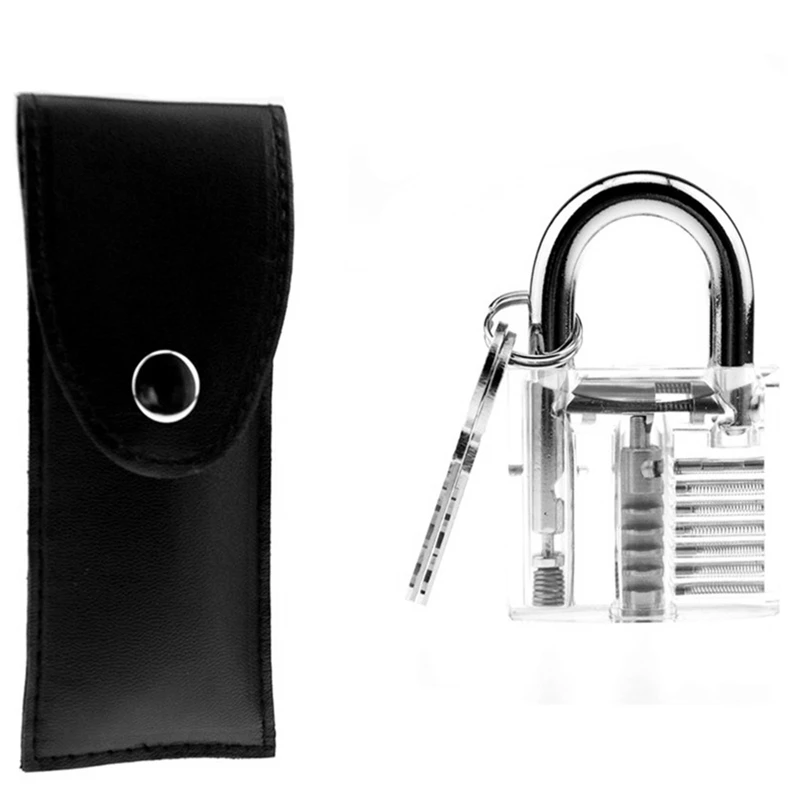 tools with padlock 12 шт. набор слесарных инструментов+ прозрачный замок для Pro слесарных тренировок и тренировок - Цвет: tools with padlock