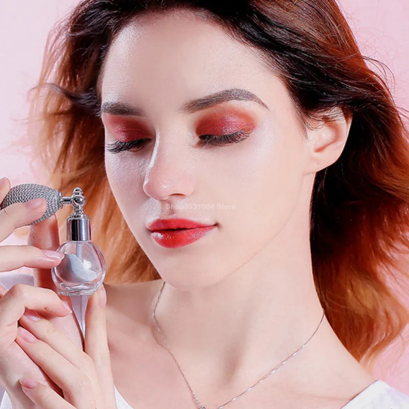 Блестящий спрей пудра Shimmer Loose Powder Spray Face Makeup Stick Highlighter кремовая текстура