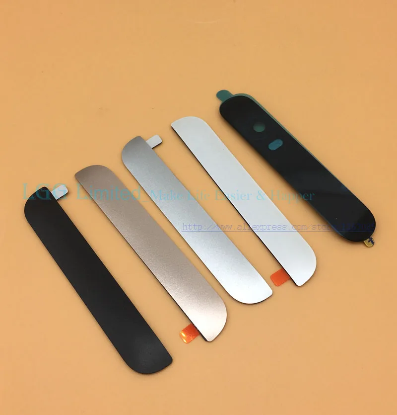 Для Huawei Google Nexus 6P верхняя Задняя стеклянная крышка объектива вспышки с клейкой