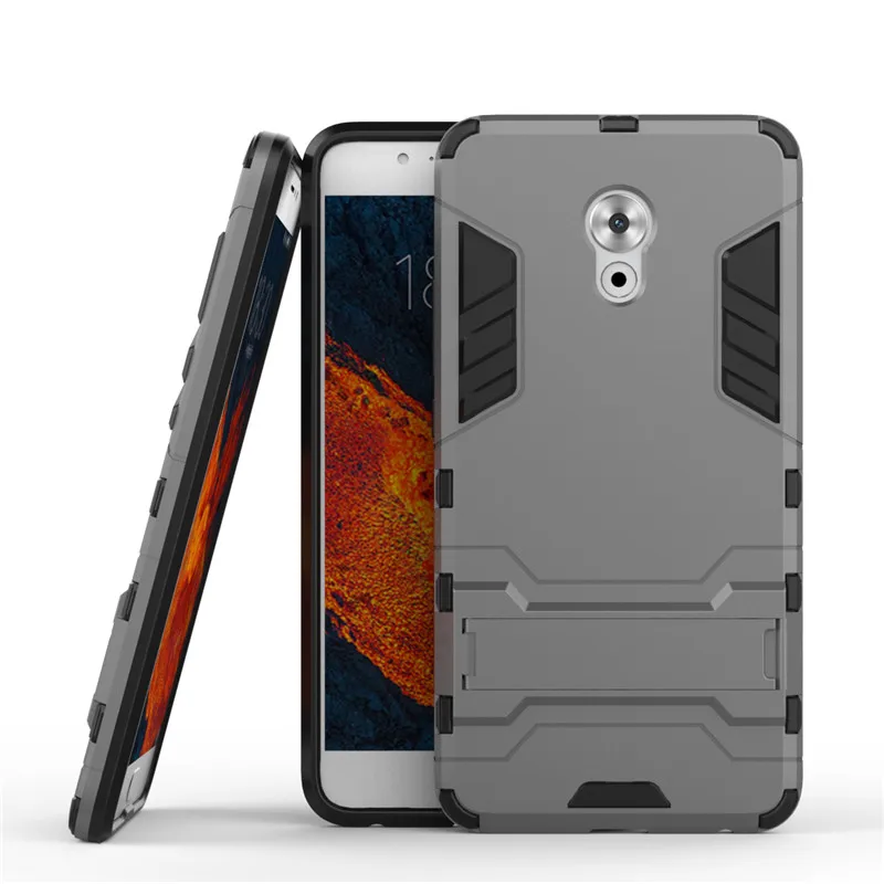 Gray Stand Case 360 Броня защитный Пластик+ силиконовый чехол на мейзу про 6 / чехол на мейзу про 6 плюс / чехол на мейзу мx6 Стенд чехол Ultra Slim противоударный гибридный чехол на Meizu Pro 6 Pro6 Plus Meizu MX6 чехол - Цвет: Gray Stand Case