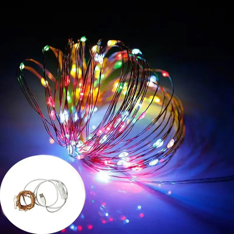

Светодиодная гирлянда с питанием от USB, 10 м