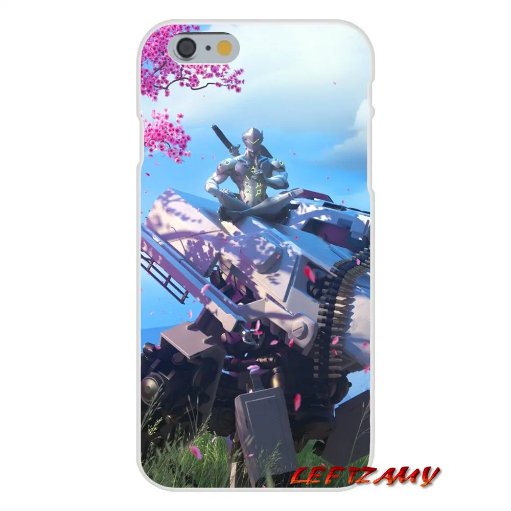 Аксессуары для телефона Чехлы игра Overwatch герой OW Уинстон iPhone X 4 4S 5 5S 5C SE 6 S 7 8 Plus |