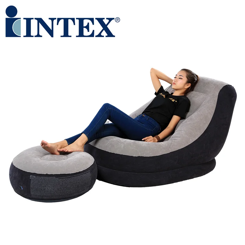 INTEX высокое качество складной сильный водонепроницаемый удобный надувной диван кемпинг надувной коврик