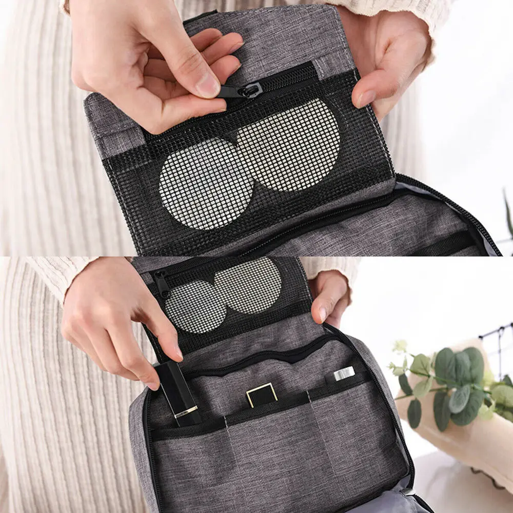 Путешествия Портативный косметическая сумка для мужчин и женщин макияж мешок