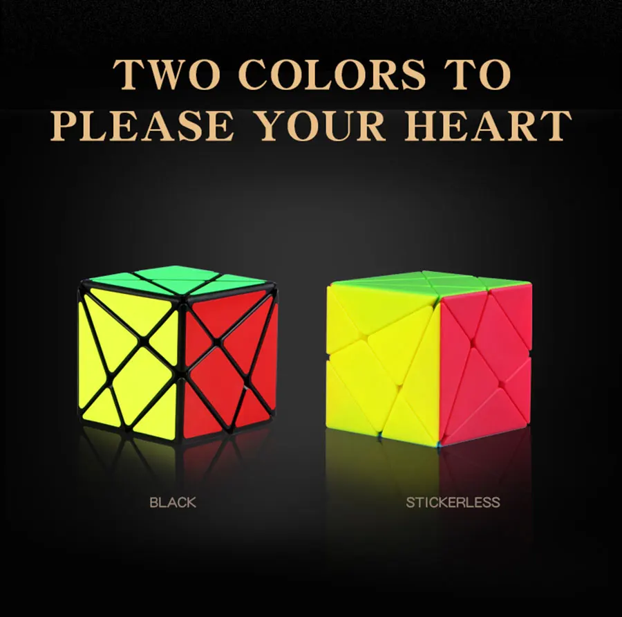 Магический куб головоломка QiYi 3x3x3 Axis cube KingKong JinGang Профессиональный Супер Скоростной куб обучающий твист мудрые игрушки подарок для игры z