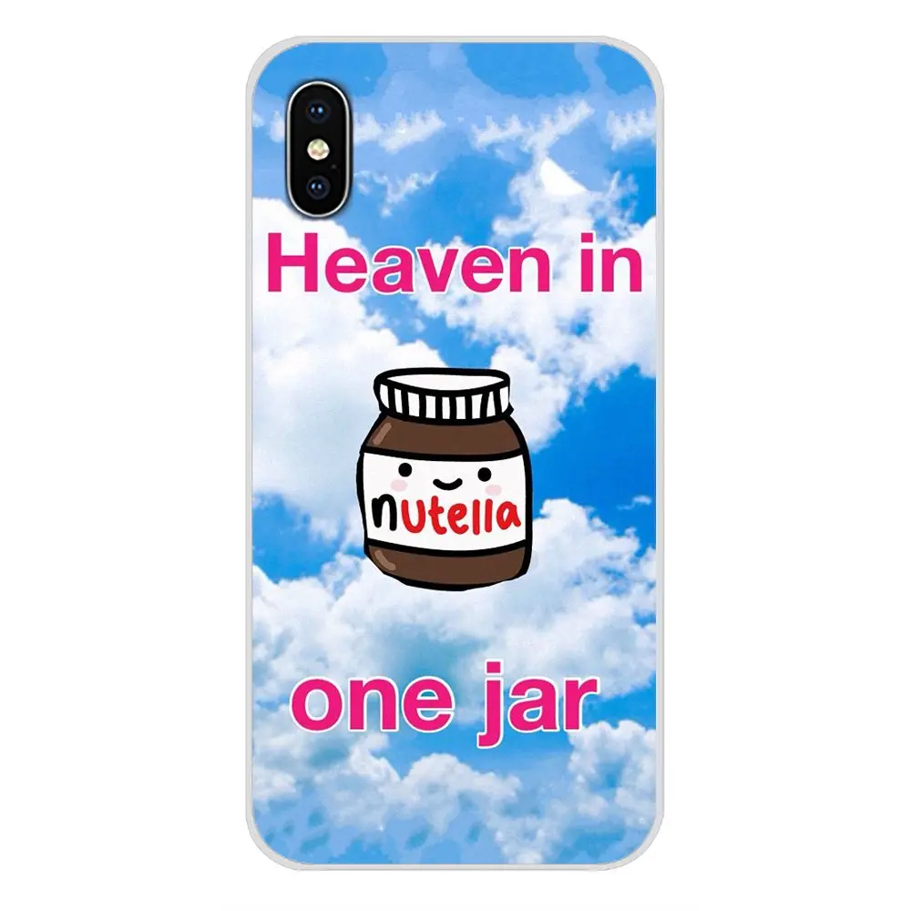 Чехол для телефона шоколадный Tumblr Nutella бутылка коллаж Apple iPhone X XR XS MAX 4 4S 5 5S 5C SE 6 6S 7 8
