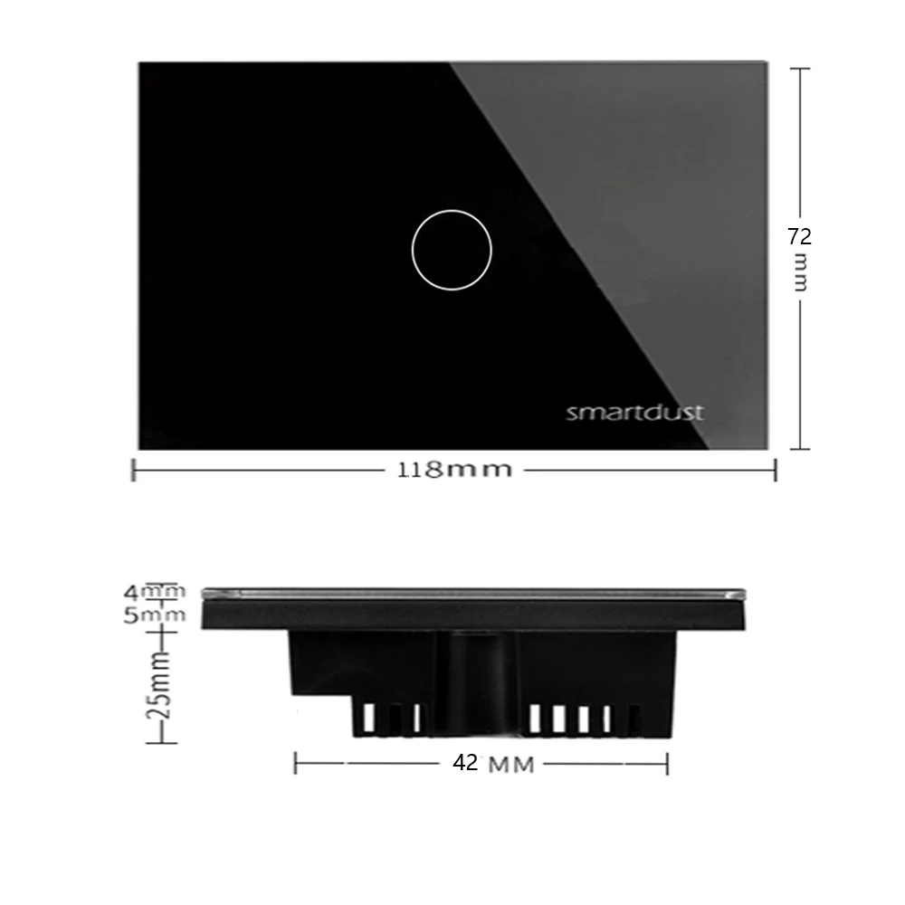 Смарт выключатель с дистанционным управлением и поддержкой Wi Fi 3