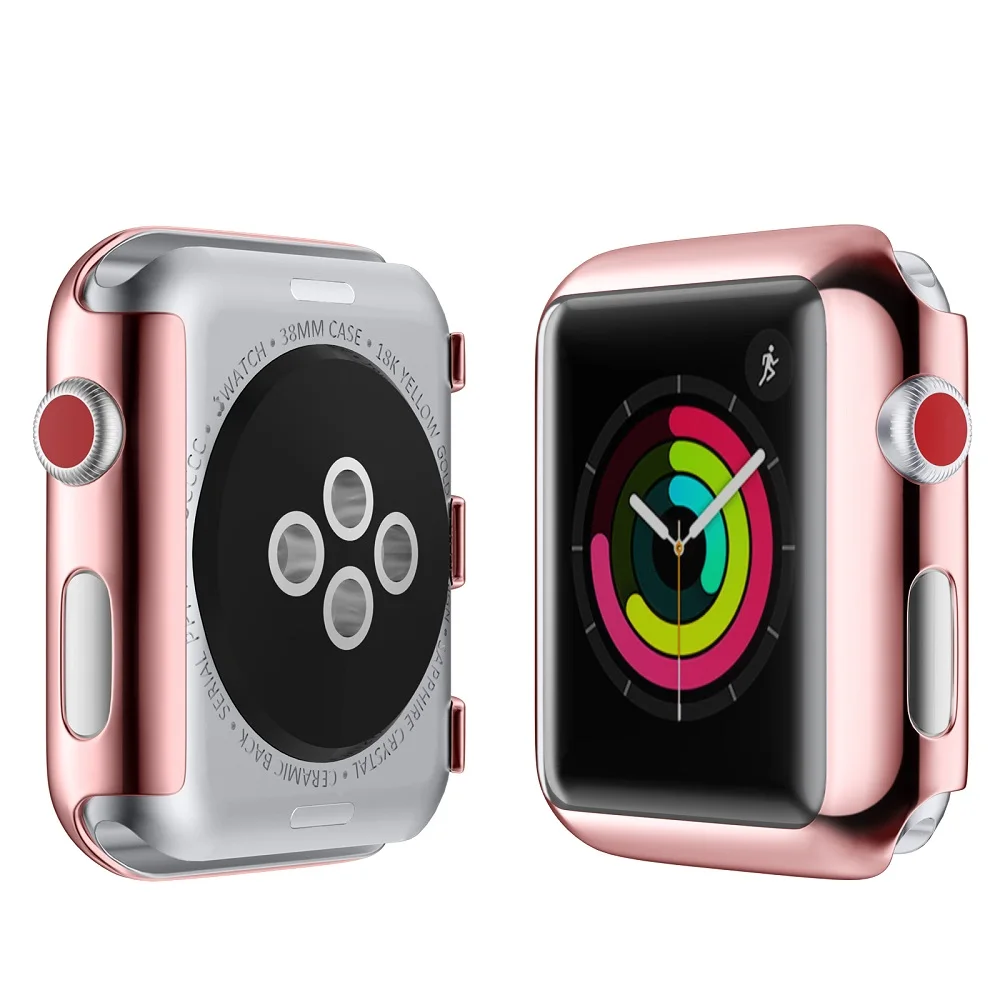 Чехол MNWT для Apple Watch Series 3 ультра-тонкий ПК Жесткий Корпус 38 мм/42 мм крышка рамка