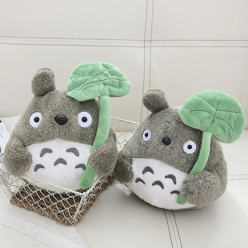 20 cm Cartoon Movie Soft TOTORO Plush Toy Stuffed Lotus Leaf Totoro For Fans | Игрушки и хобби
