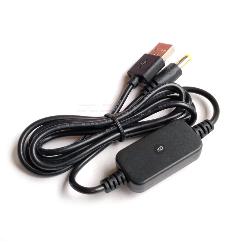 M 5V step-up 9V DC 5 в повышение уровня до 9 в 12 В Jack 5,5 мм x 2,1 мм 1,5 м кабель питания USB 2,0 мульти зарядное устройство Соединительный кабель для маршрутизатора лампа Таблица - Цвет: M 5V step-up 9V