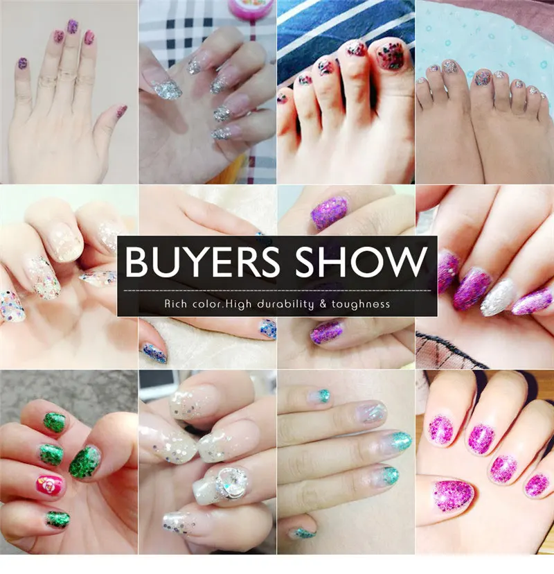 Алмазный гель для ногтей Zation цветной Блестящий лак блестящий Гель нейл арта|gel