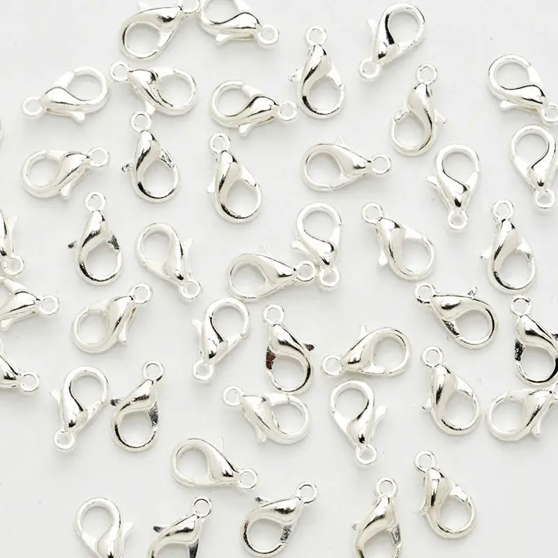 

50pcs 21mm silver plated lobster clasp,jewelry findings,accessories,for DIY jewelry making,metal filled,wholesale-10068701