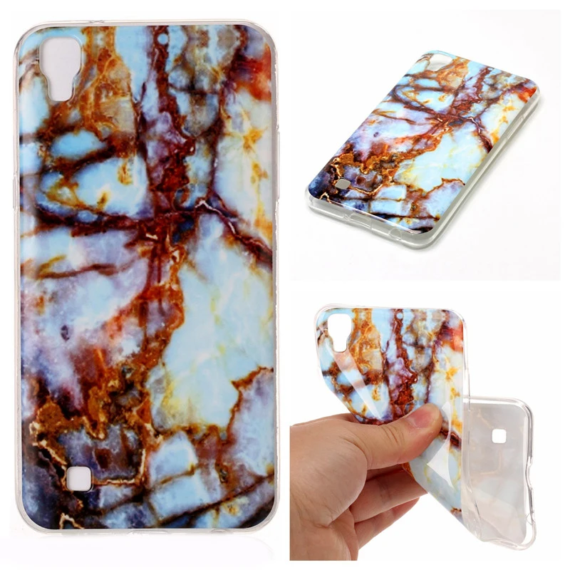 Marble Patterns Soft Phone Case for LG X Power Cover Ultra thin tpu Silicone Capa Fundas K220 K210 K220DS Coque |