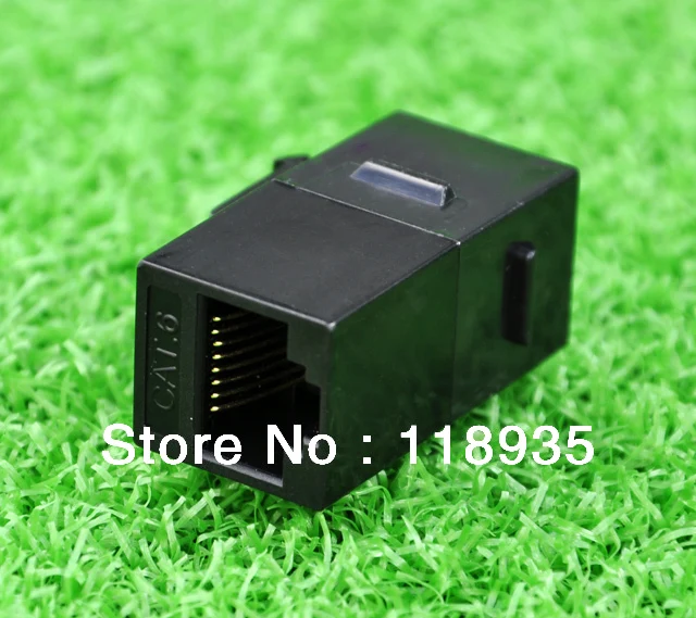 Гигабитный RJ45 Cat.6 встроенный Женский переходник-неэкранированный адаптер для
