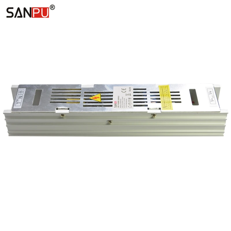 SANPU SMPS 60W 2A 24 V блок питания AC 220V 110V к DC LED трансформатор драйвера IP20 Алюминий для LEDs