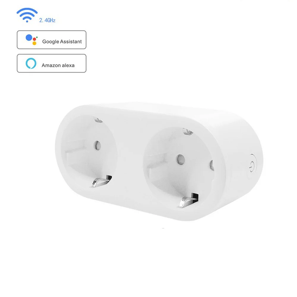 Exuanfa умный дом Wi Fi розетка ЕС два выхода пульт дистанционного управления продукты