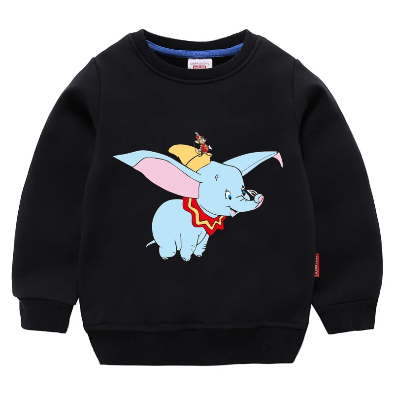 Детская хлопковая толстовка с длинным рукавом на возраст 2 12 лет|Толстовки и