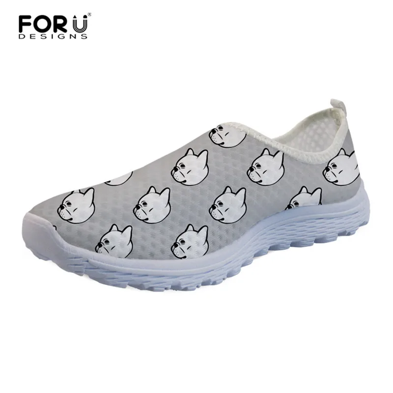 FORUDESIGNS/повседневная обувь с французским бульдогом; модные легкие женские кроссовки; сезон весна; дышащая женская обувь; прогулочная обувь - Цвет: Z3229AA