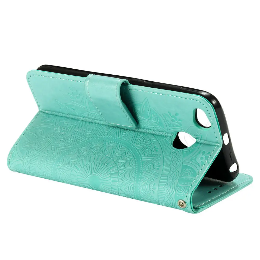 Flip Wallet Case For Xiaomi Redmi 4X X4 Floral Leather Phone Cover Capa Coque for xiao mi red Hongmi 4 x MAG138 MAT136 MAE136 | Мобильные