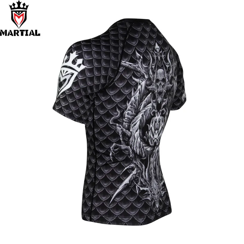 Боевые: Guardian of Dargon рубашки bjj rashguards рубашка для тренажерного зала Мужская
