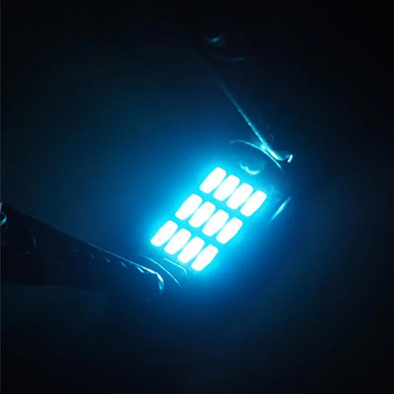 2 шт. CANBUS LED 36 мм C5W лампы 4014SMD интерьерные огни номерного знака для vw Golf 3 4 5 6 Passat 3c B6