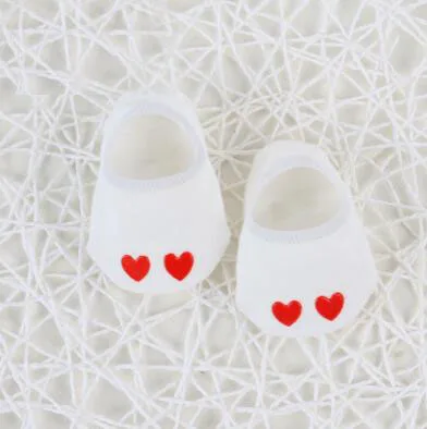 Милые носки для маленьких девочек и мальчиков милые Мультяшные с сердечками