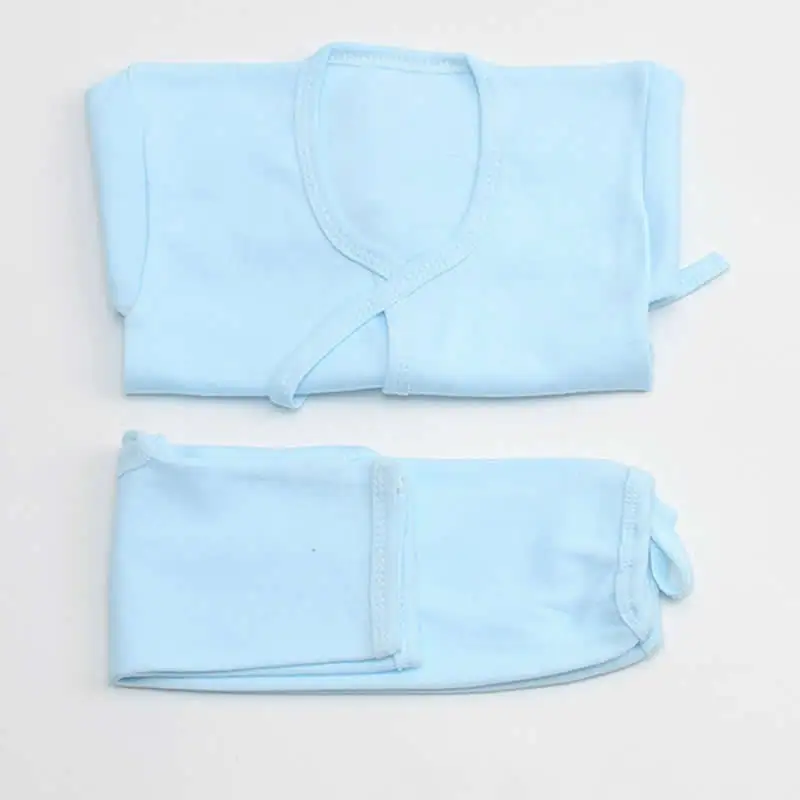 Одежда для новорожденных комплекты малышей Лидер продаж чесаный хлопок Комплект