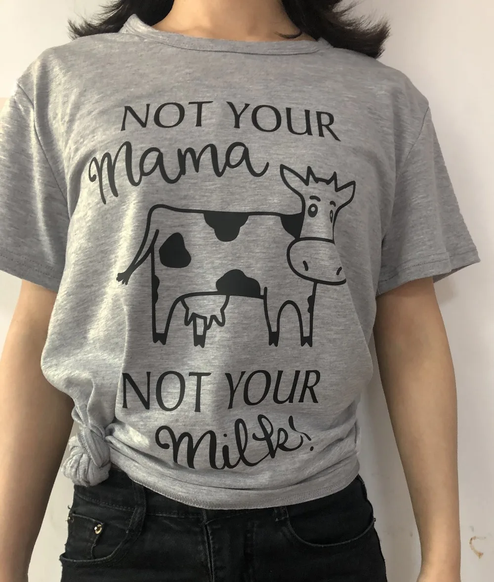 Не ваш I Love Mama не миля веганских материалов футболку за вашей маме Harajuku футболка