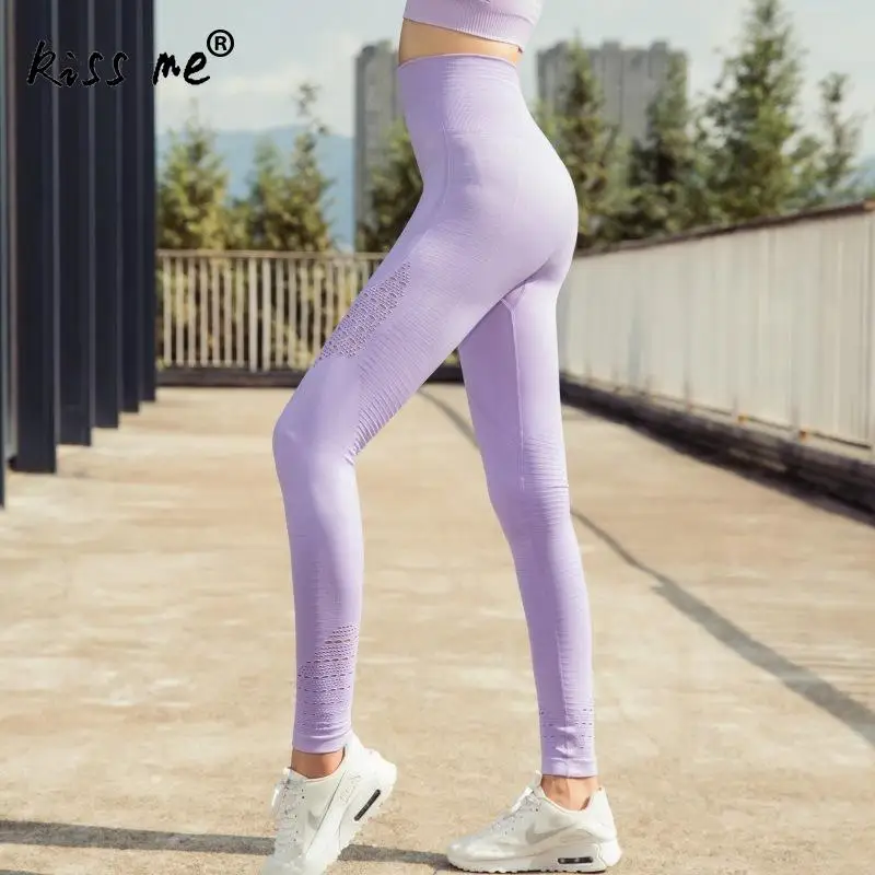 Women Energy Seamless Tummy Control Yoga Pants Super Stretchy Gym Tights High Waist Sport Leggings Running Practice Suit | Спорт и