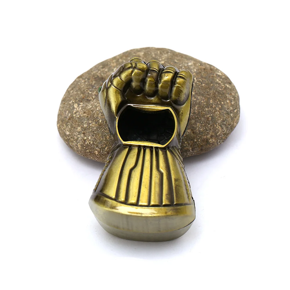 bronze Thanos перчатка с крагами открывалка для бутылок пива Фильм Мстители эндигра инструмент для удаления для бара Бесконечность гаунтлет брелок мужские ювелирные изделия Новинка - Цвет: bronze