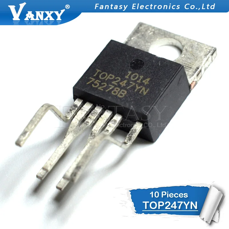 10 шт. TOP247YN TO220 TOP247 220 247YN 6 Новый и оригинальный IC| |