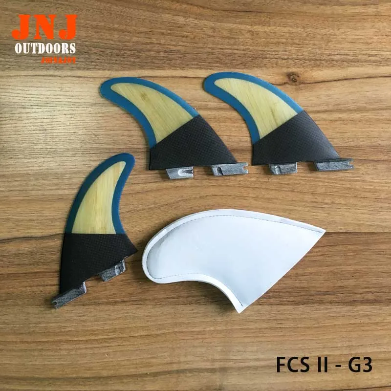 Самые мощные карбоновые и бамбуковые стандартные плавники FCS II G3 S 3 шт. в наборе|fin