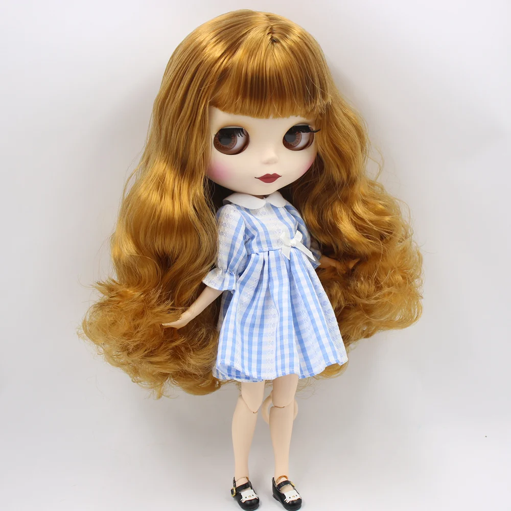 Ледяной DBS Blyth кукольные нет. BL0635 золотистые волосы на заказ 1/6 bjd ob24 платье для