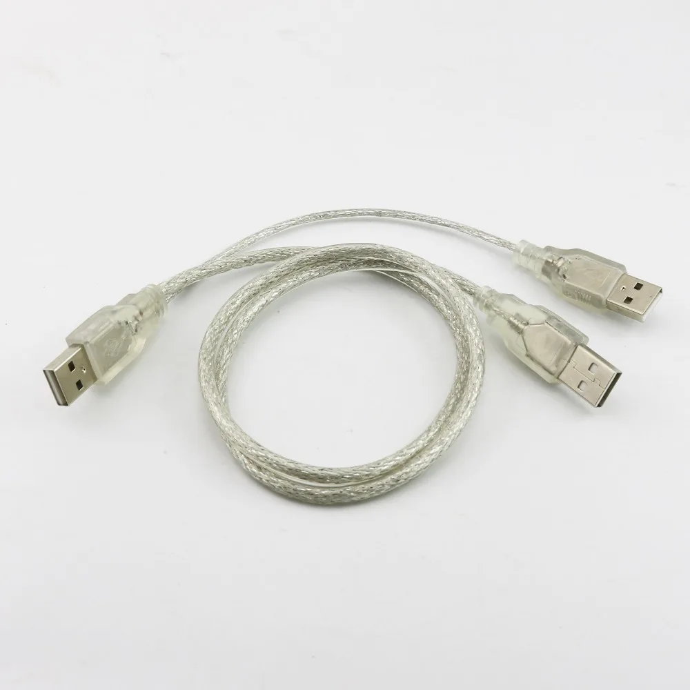 

20x USB 2.0 A Male to Dual USB 2.0 A Male Plug Sync Data Charging Y Splitter Cable Cord 70+20cm