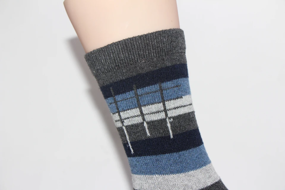 Зимние толстые теплые Для мужчин Happy шерстяные носки off white harajuku в полоску Calcetines Hombre очевидно Мужской сжатия носок Skarpetki Meia